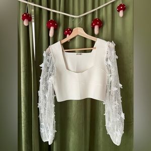 Free People Flutter By Crop Top XL